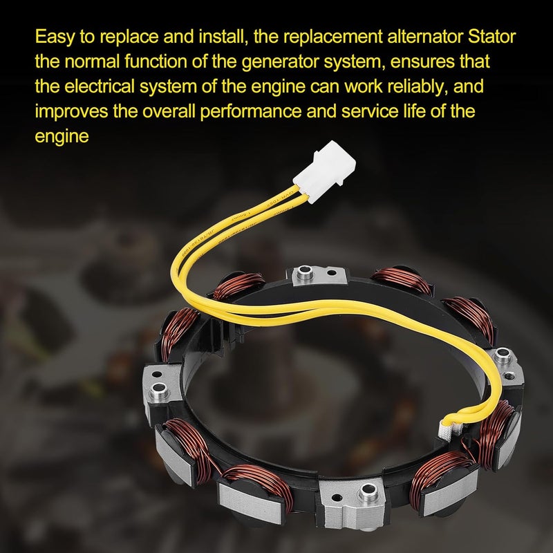 YEHERIT Store 592830 Alternator Stator 10-16 Amp with Voltage Regulator with Spark Plug compatible with Briggs & Stratton Replace# BS S-592830 394890 393295 696458 691064 - Image 5
